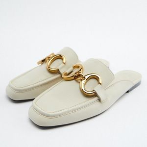NWT Zara Mule Loafers